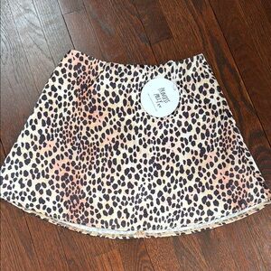 Leopard Print Mini Skirt